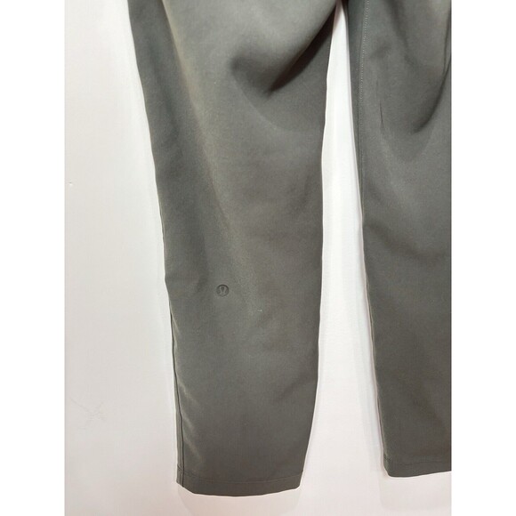 Lululemon Women On the Fly Olive Green Pants 4 Pull On Comfort Travel Weekend - Picture 7 of 13